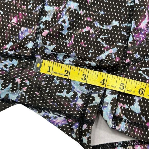 Lululemon What The Sport Bike Short Floral Tranquil Size 8 - Picture 4 of 6